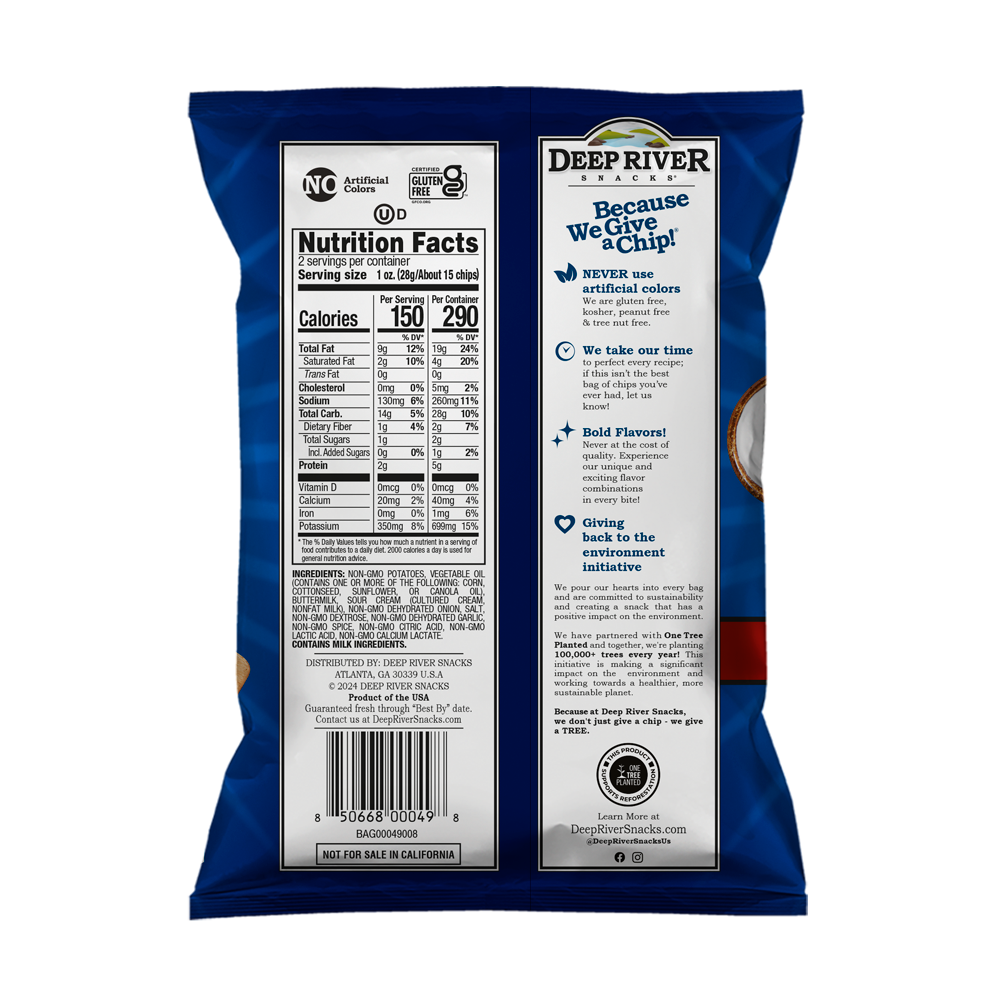 Kettle Cooked Sour Cream & Onion Chips
