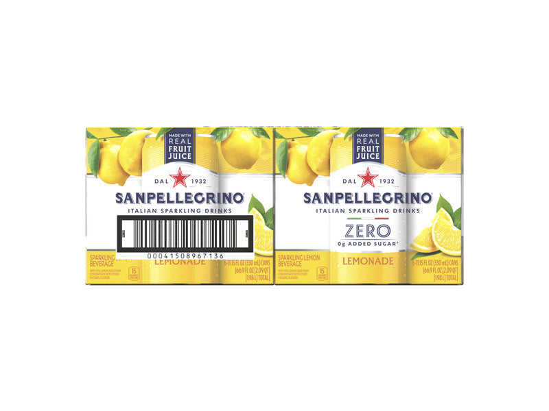 Zero Sugar Sleek Can Lemon Soda