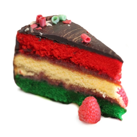 14 Slice Italian Rainbow Cake