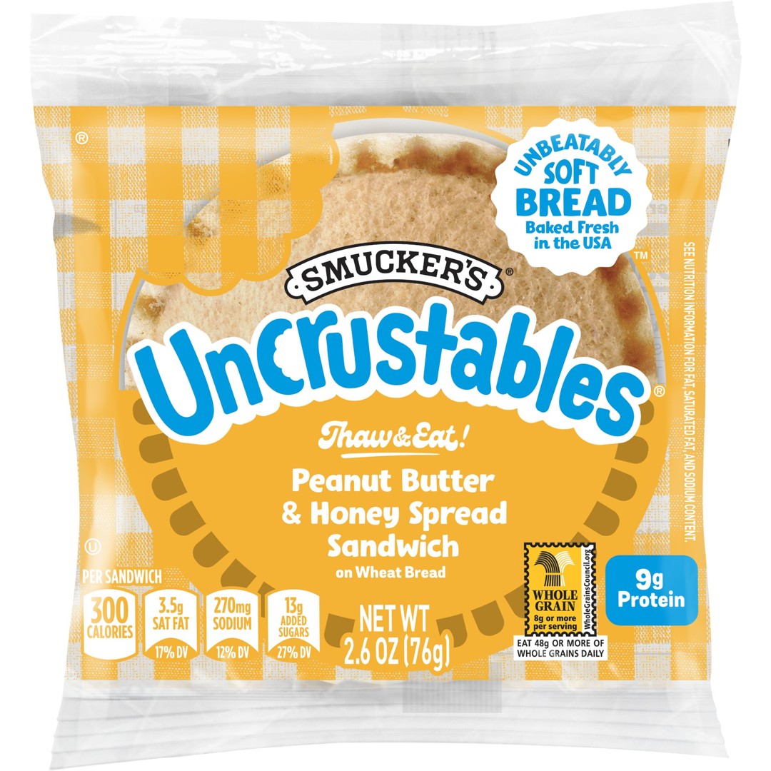 Uncrustable PB & Honey Sandwich