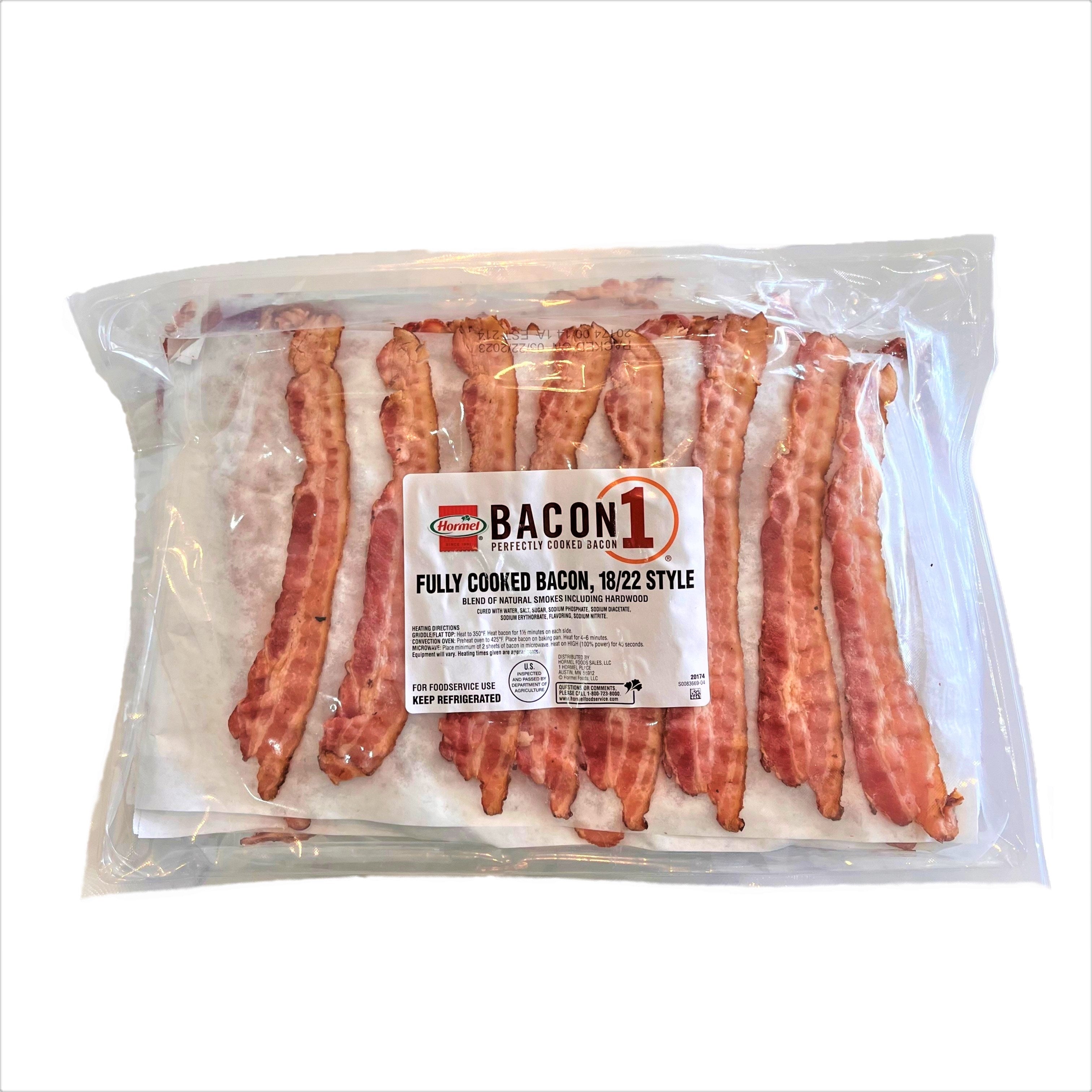 * Precooked Bacon 18-22