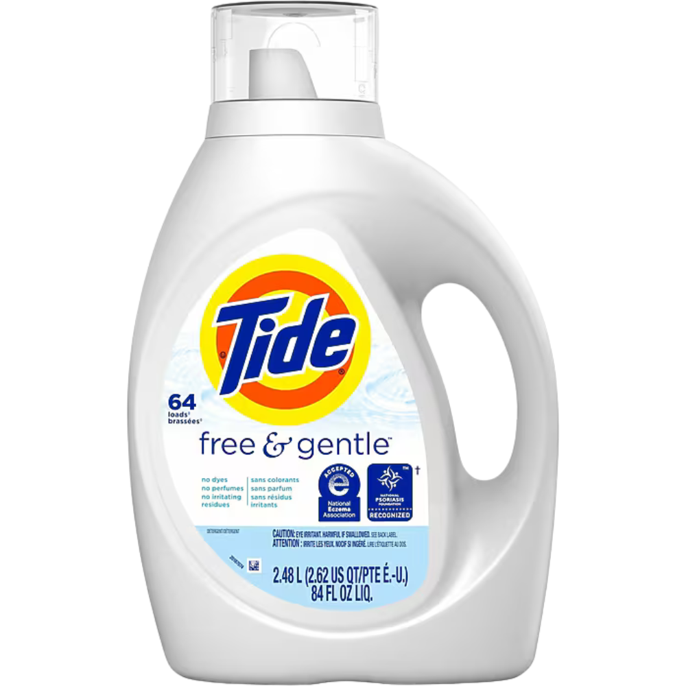 Liquid Laundry Detergent Free and Gentle