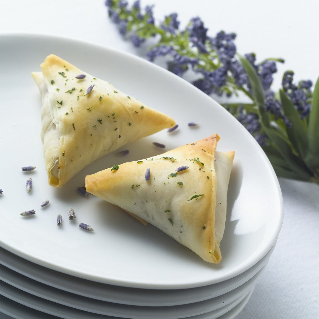 Fig & Fontina in Phyllo Triangle