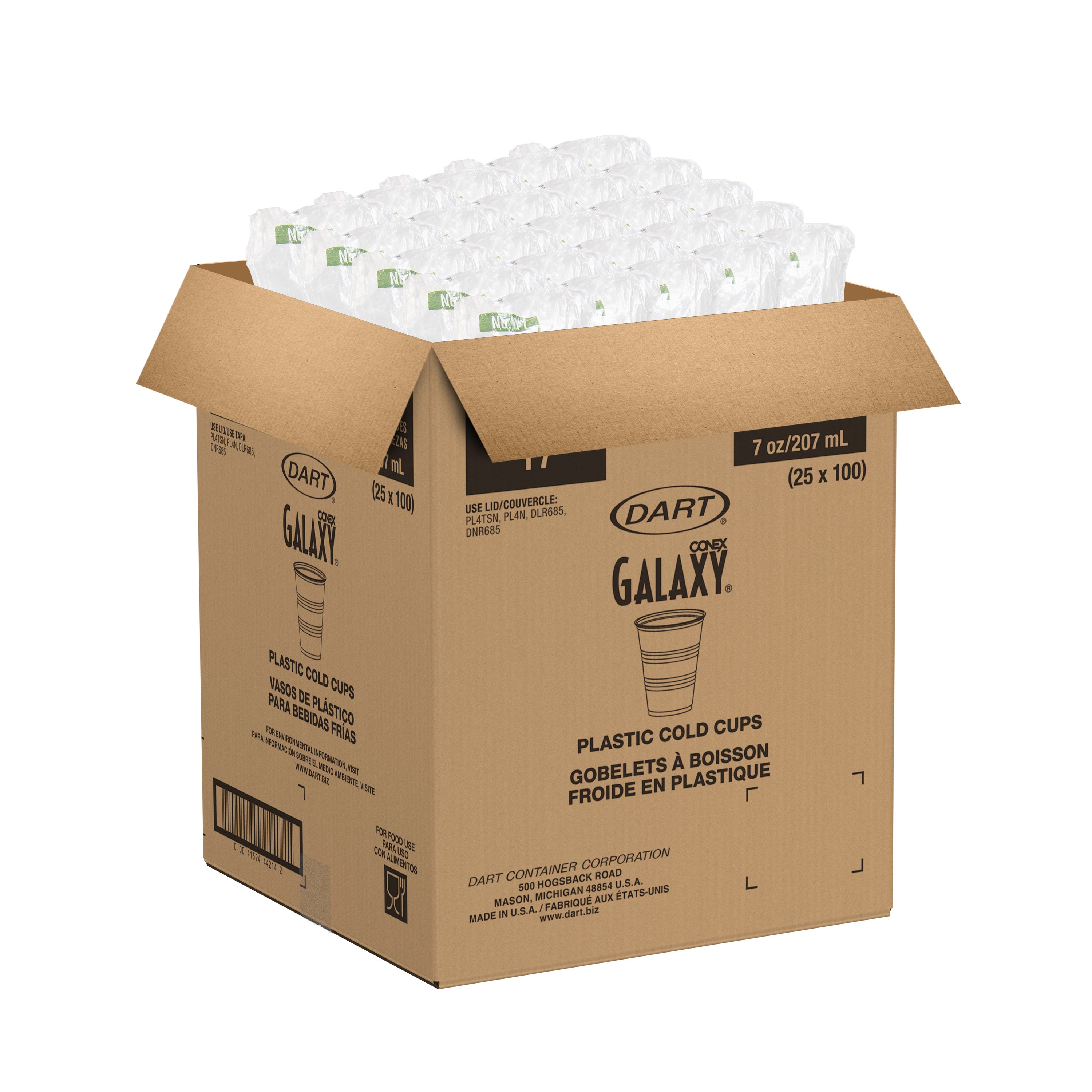 * 7oz Translucent Plastic Cups