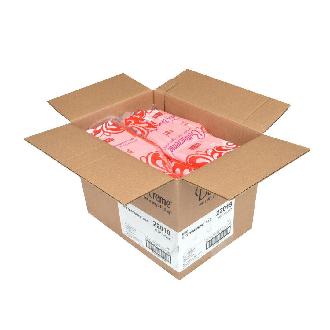 Red Icing in Pastry Bag
