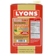 Orange Juice Nutritional Drink Nectar Consistency