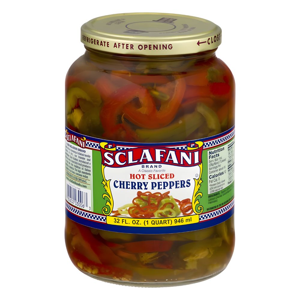 Hot Cherry Peppers Sliced
