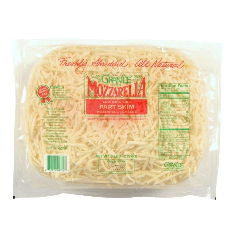 Part Skim Shredded Mozzarella Cheese