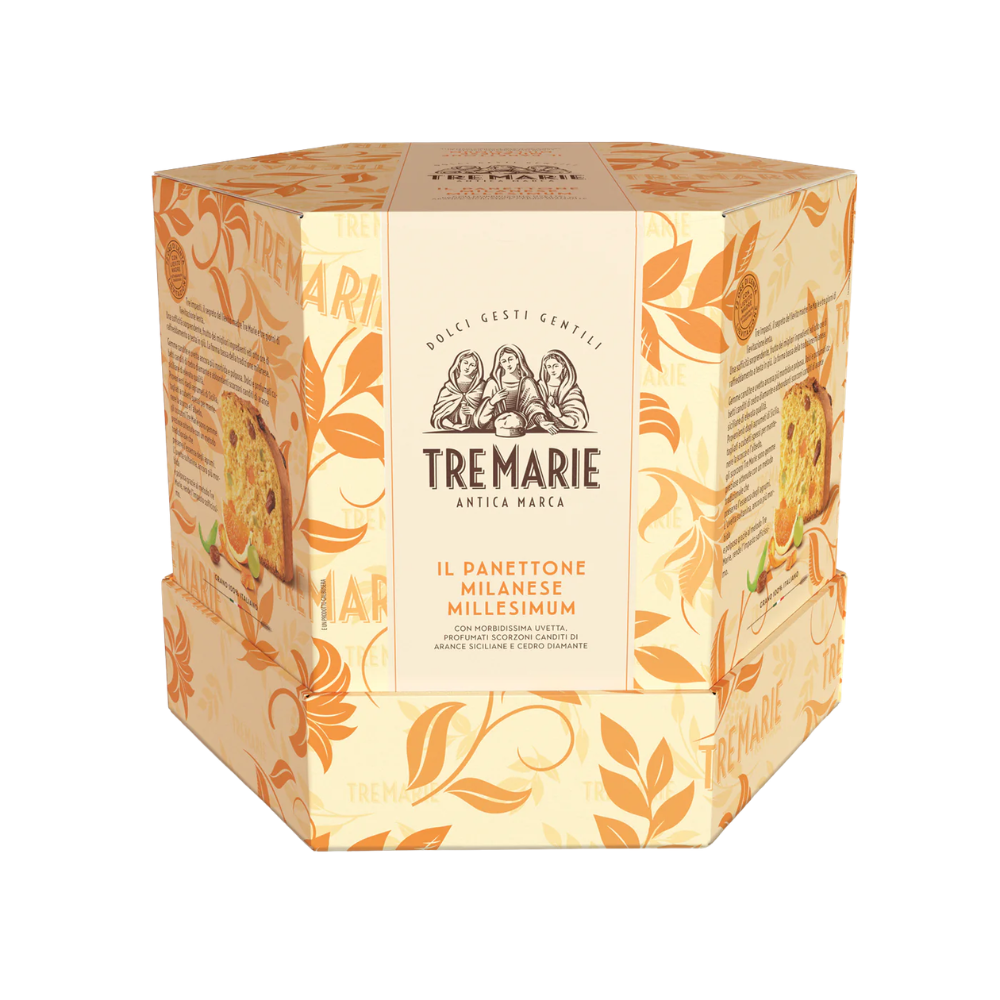 Large Panettone With Raisisn And Candied Fruit