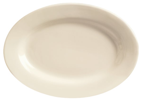 White Oval Platter 8in x 5in