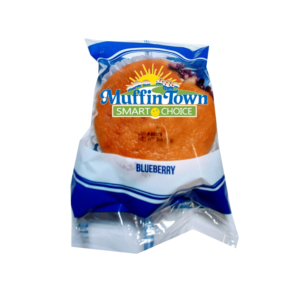 2oz Whole Grain Blueberry Muffin Individually Wrap