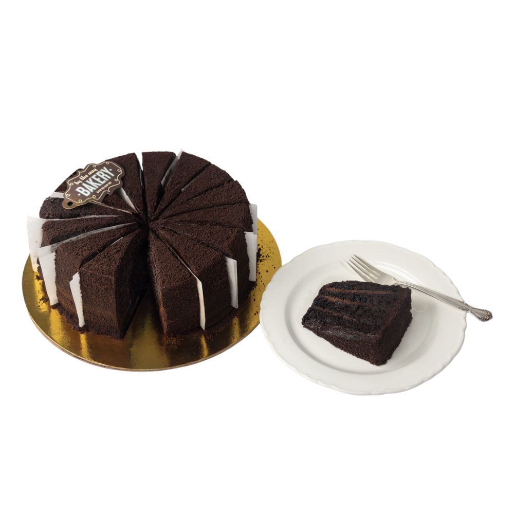 Chocolate Layer Cake Sliced