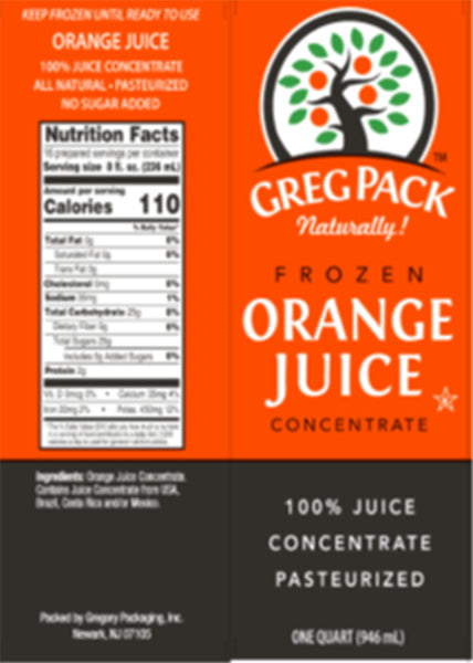 Orange Juice Frozen Concentrate 32oz