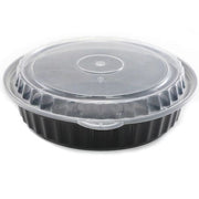 8in 35oz Black Micro Containers