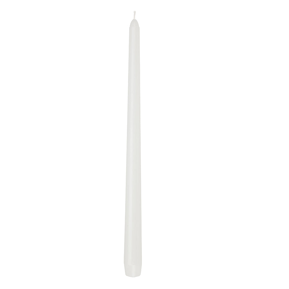 15 Inch Tapered White Candle