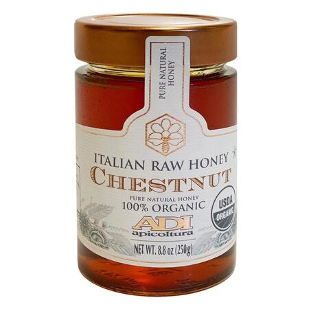 Organic Raw Italian Chestnut Honey