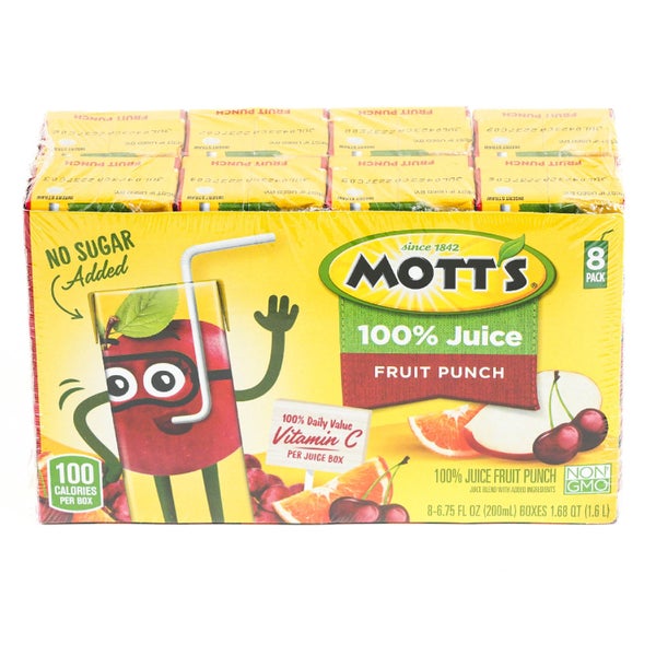 * 100% Fruit Punch Brick Pack 6.75oz