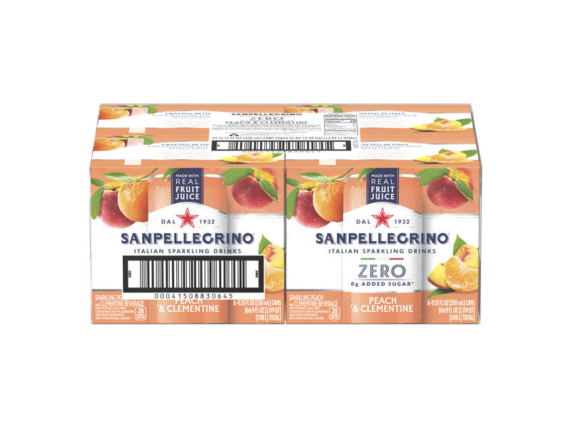 Zero Sugar Peach Sparkling Drink