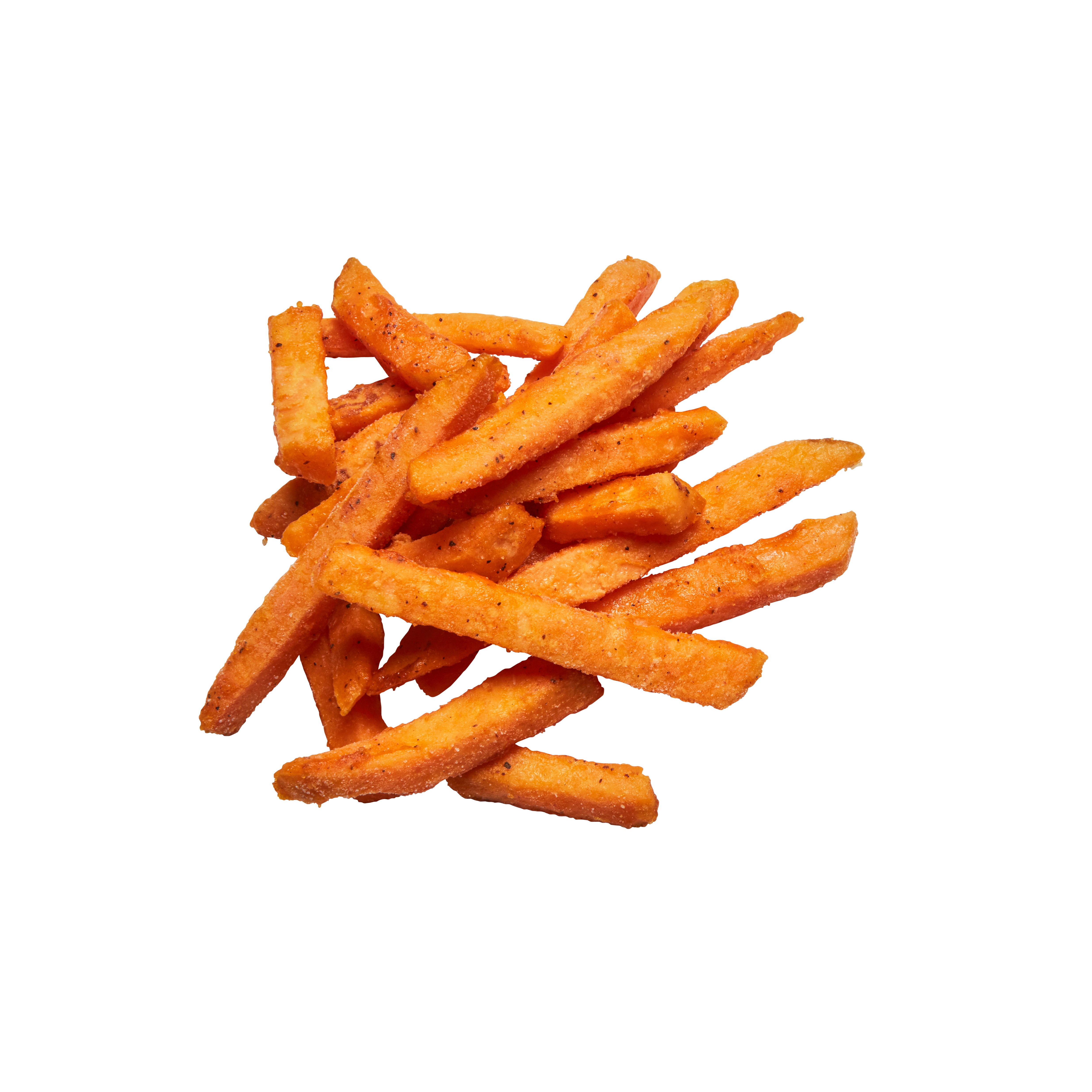 * 3/8 Inch Seasoned Sweet Potato Fries