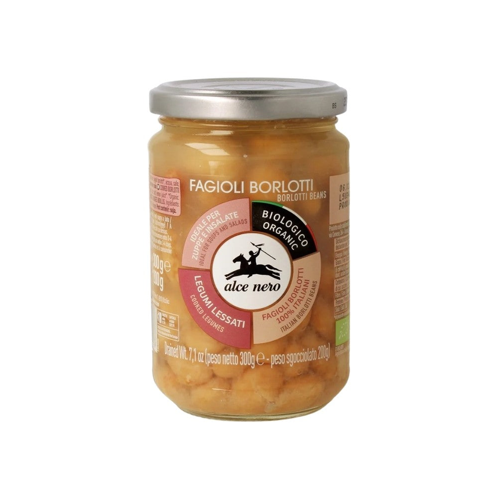 Organic Cooked Borlotti Beans