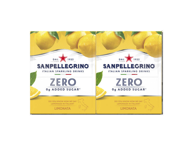 Zero Sugar Sleek Can Lemon Soda