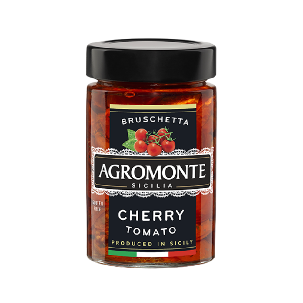 Cherry Tomato Bruschetta in Olive OIl