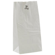 #12 White Paper Bag