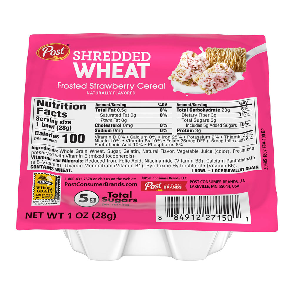 Strawberry Frosted Wheat Cereal