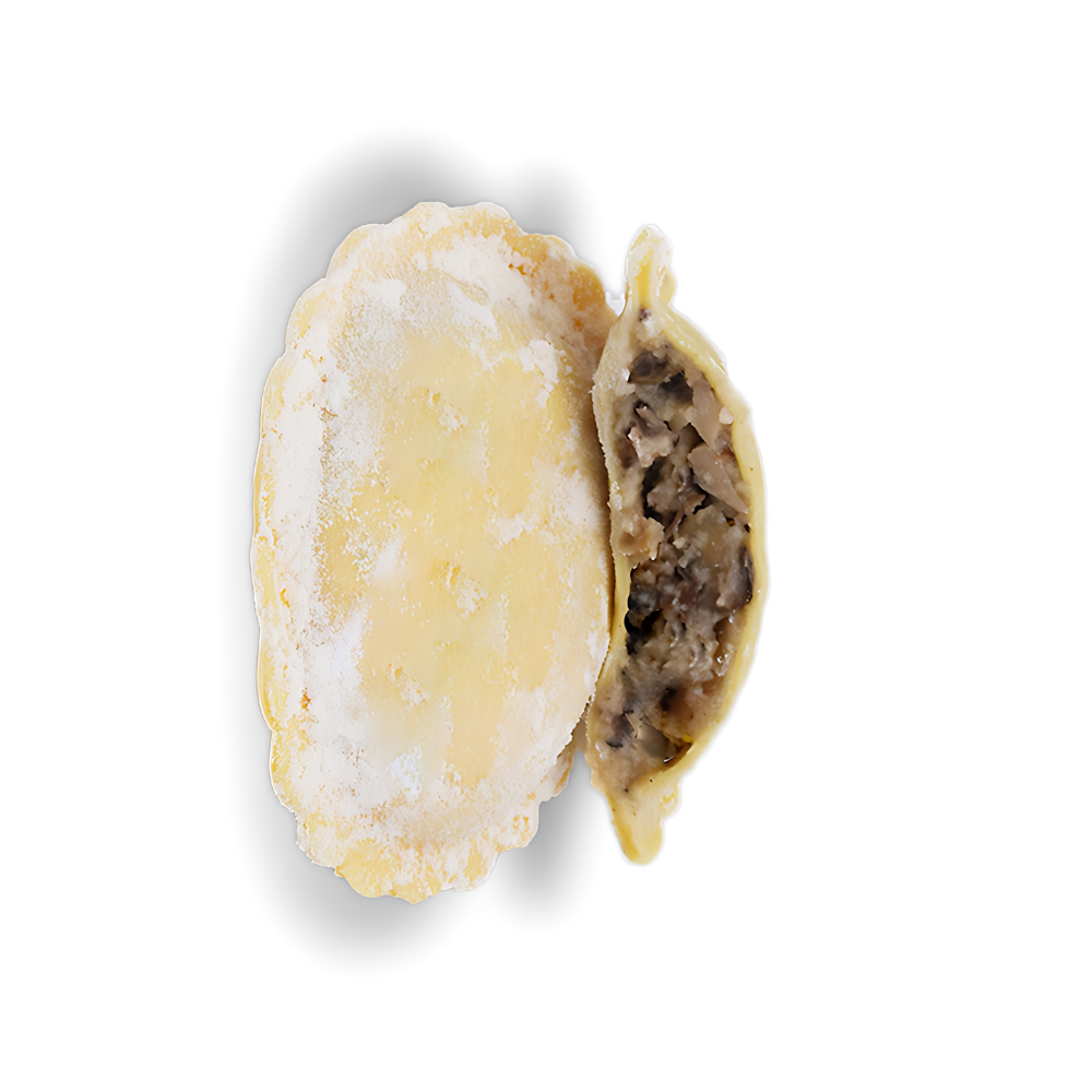 Large Round Wild Mushroom & Porcini Ravioli