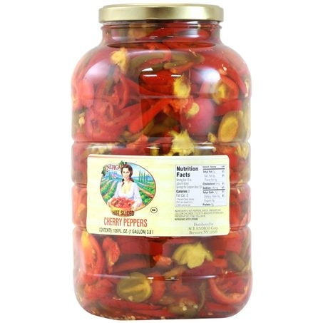Sliced Hot Cherry Peppers