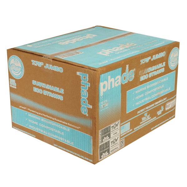 7.75in EcoFriendly Wrapped Jumbo Straws