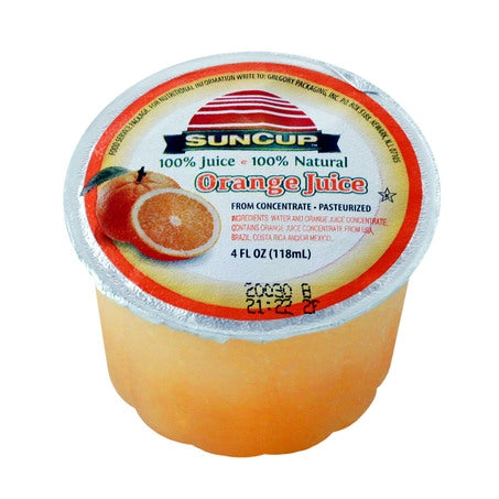 4oz Frozen Orange Juice Cup