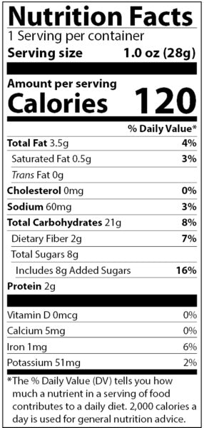 Whole Grain Lemon Blueberry Wafer