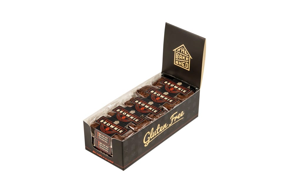 The Bake Shed Belgian Chocolate Brownie Gluten Free, 2.65 oz