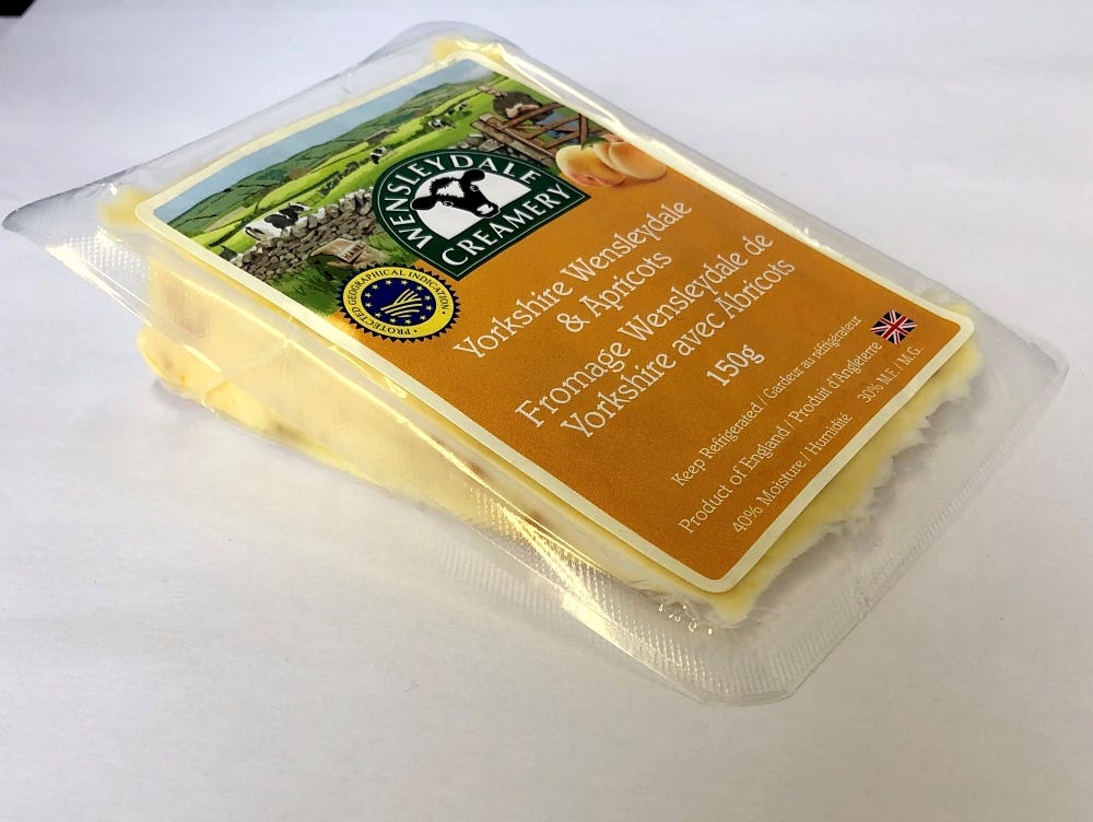 Wensleydale Cheese with Apricots