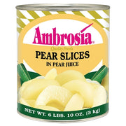 Sliced Pears in Natural Juice