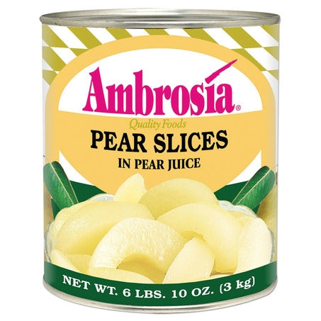 Sliced Pears in Natural Juice