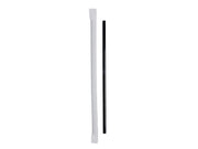 Black Jumbo Individually Wrappe Straw