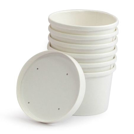 * 8oz Paper Soup Container & Lid
