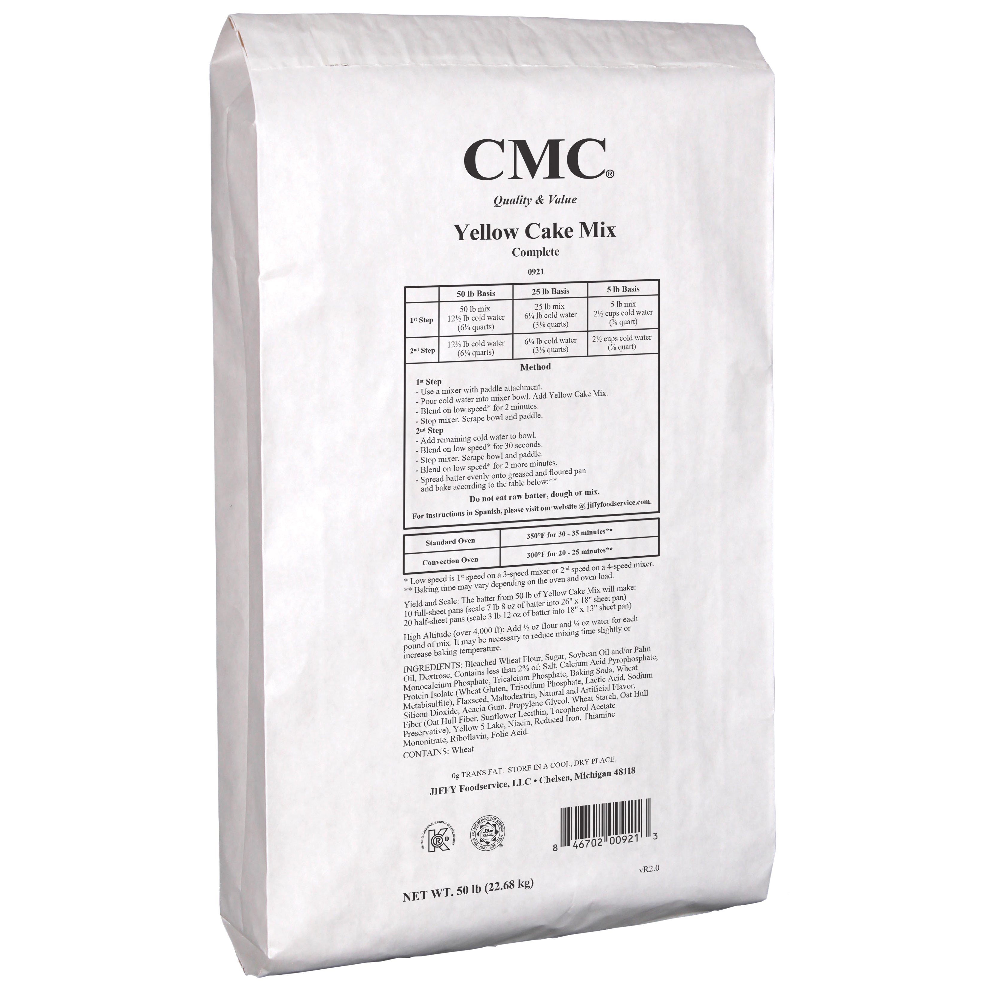 50lb Yellow Cake Mix