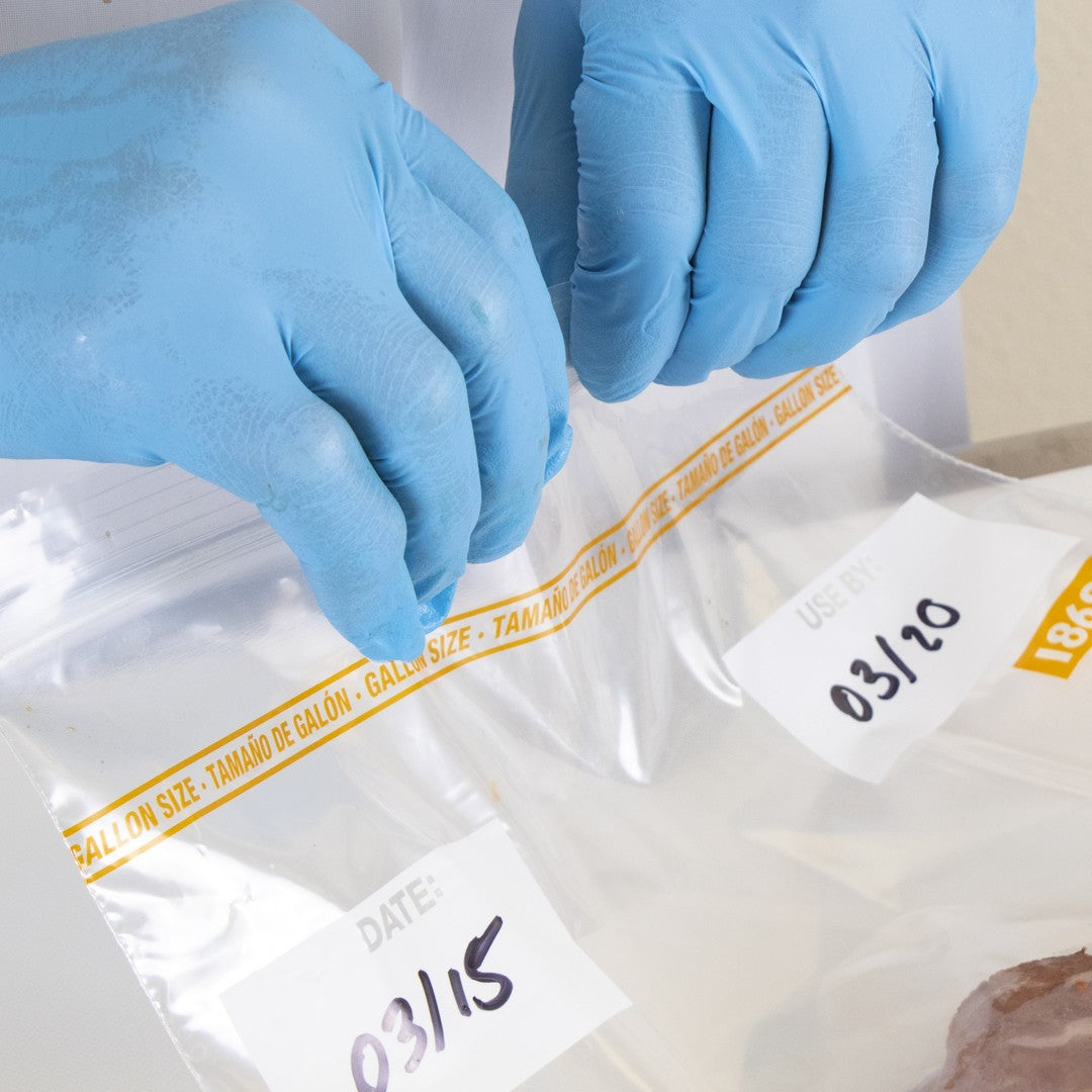* Gallon Resealable Plastic Bag