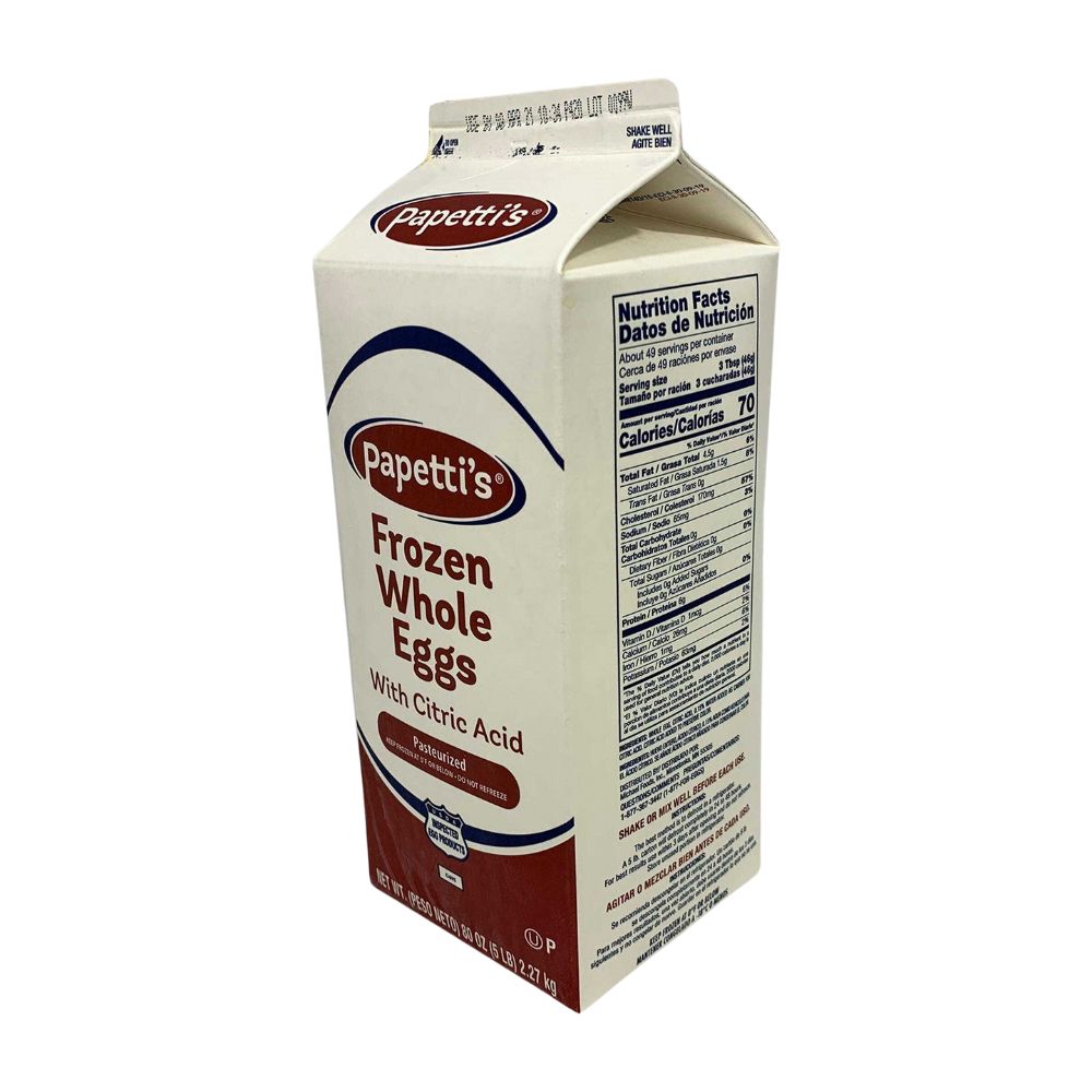 Whole Liquid Eggs with Citric Acid