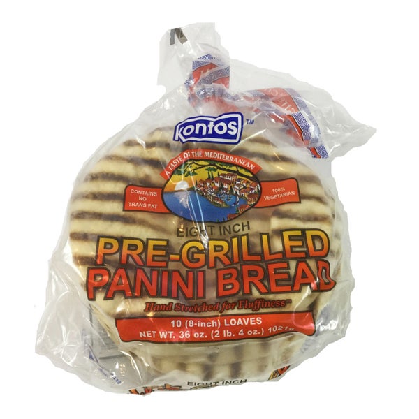 Pre-Grilled Panini Bread 8 Inch