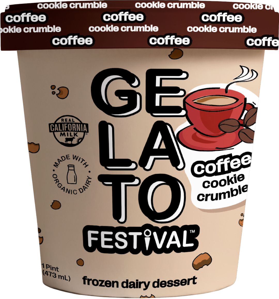 Coffee Cookie Crumble Gelato