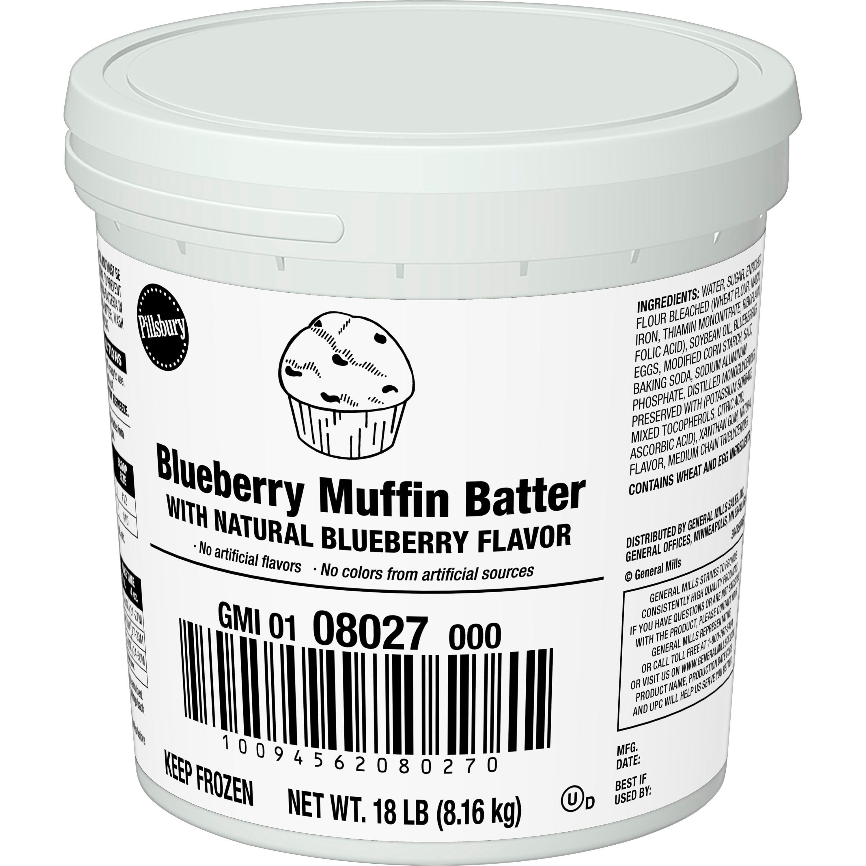 Muffin Batter Pail Frozen Blueberry