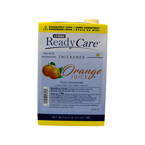 Orange Juice Nutritional Drink Honey Consistency