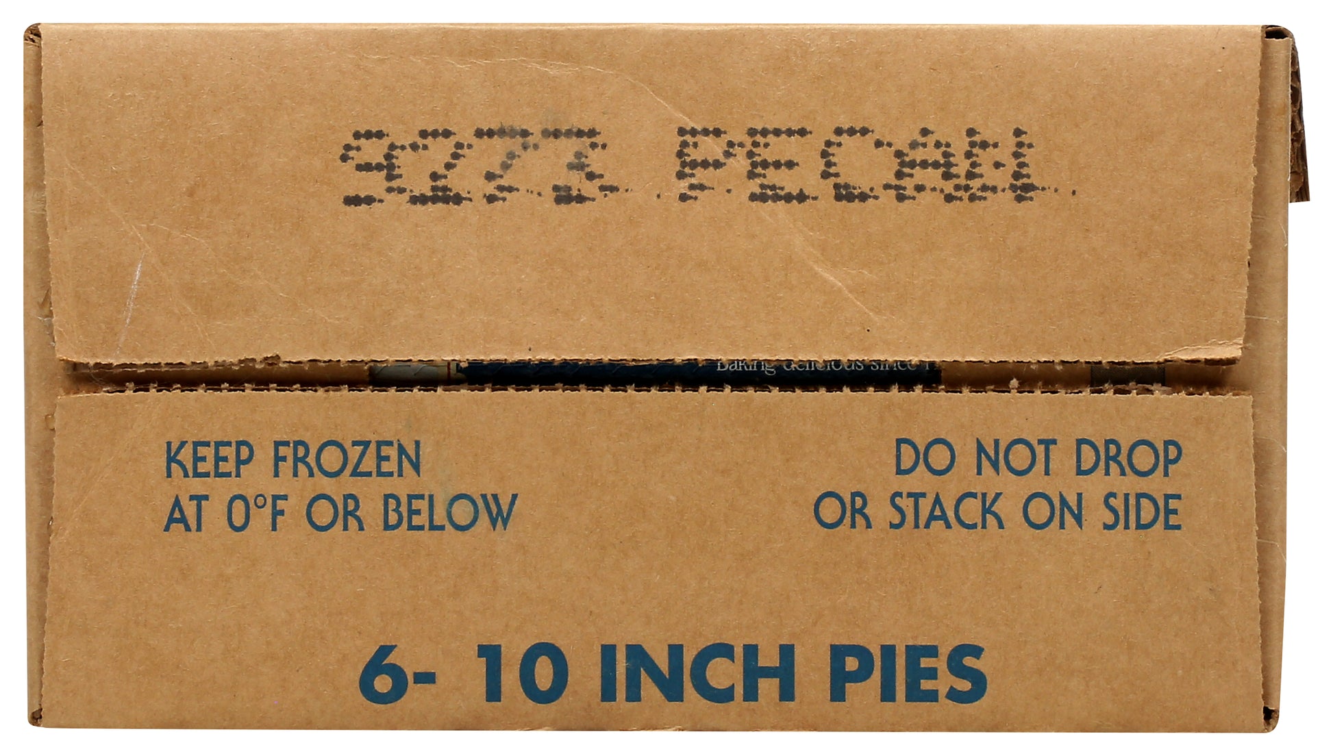 * 10 Inch Prebaked Pecan Pie
