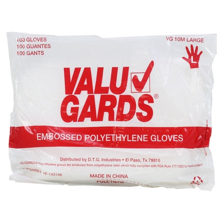Gloves Poly Embossed