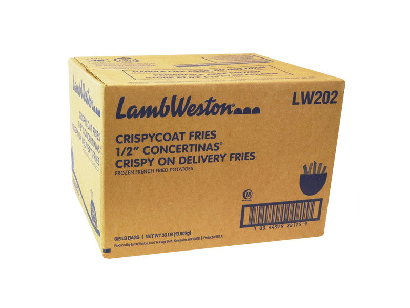 1/2in Crispy Coat Concertina Fries
