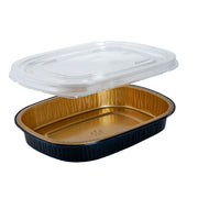 Black & Gold Medium Container with Lid